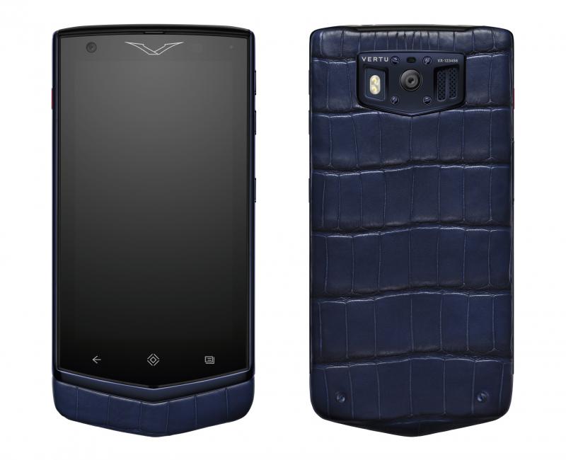 Android Pure Navy Alligator Vertu Titanium Constellation Android