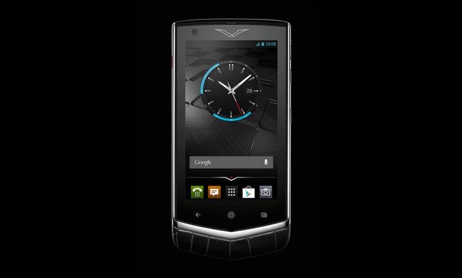 Vertu 0024J81 Constellation Android Titanium Android Black Alligator - фото 4