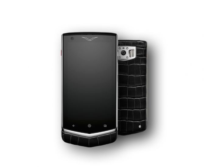 Vertu 0024J81 Constellation Android Titanium Android Black Alligator - фото 2