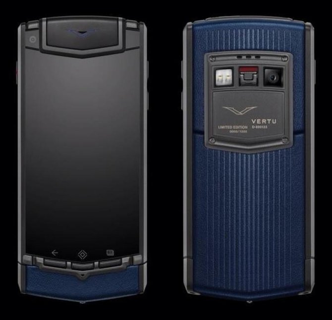 Vertu Titanium Midnight Blue Ti Titanium PVD - фото 2