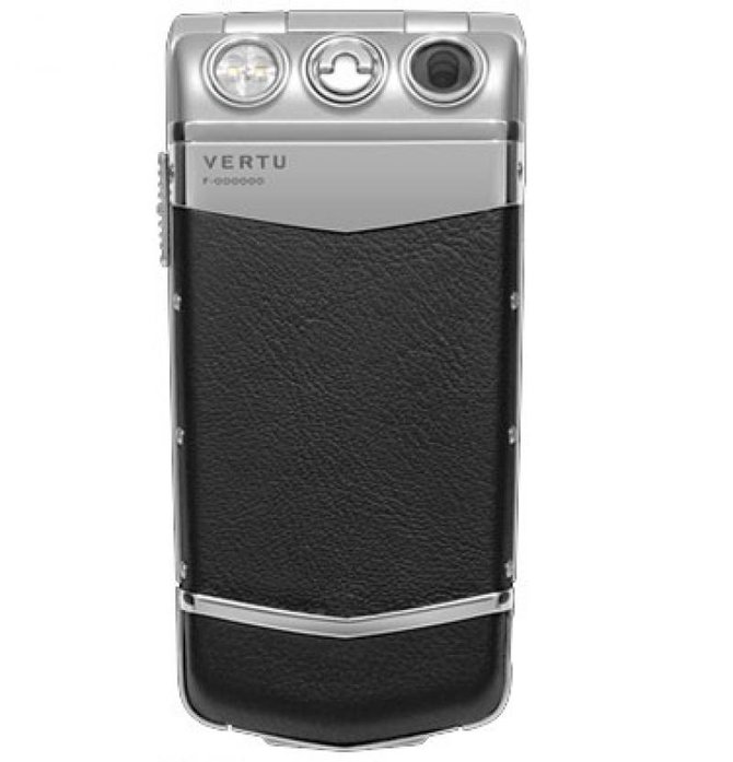 Vertu Stainless Steel Aluminium Constellation Quest Ayxta Black Leather - фото 2