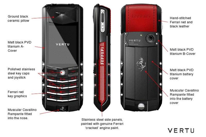 Vertu Ferrari GT Signature Ascent Limited Edition - фото 3