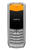 Vertu Signature Orange Vulkanised Rubber Ascent Aluminium Stainless Steel Keys 