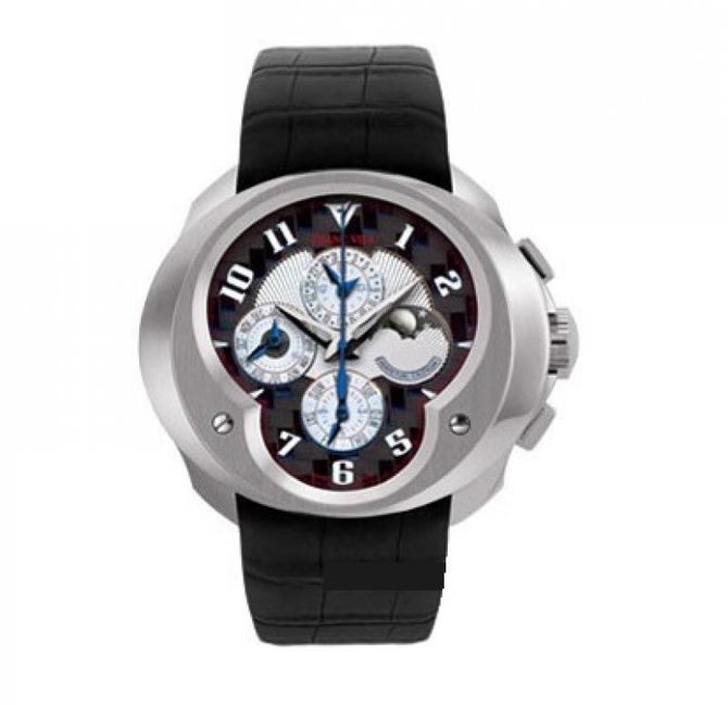 Franc Vila FVa11 White Gold Alligator Complication Chronograph Fly-Back Grand Sport