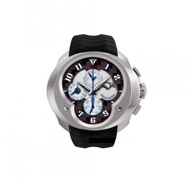Franc Vila FVa11 White Gold Caoutchouc Strap Complication Chronograph Fly-Back Grand Sport