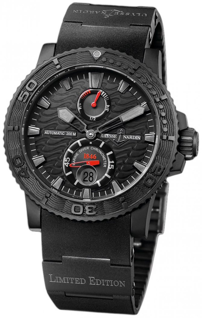 Ulysse Nardin 263-38LE-3 Maxi Marine Diver Black Ocean Limited Edition 1846 - фото 1
