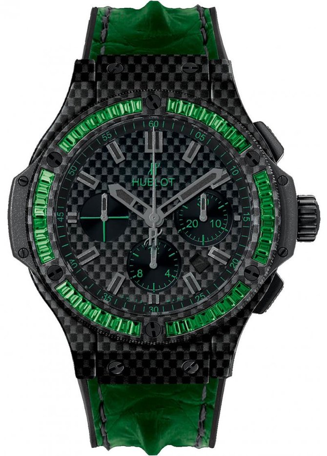 Hublot 301.QX.1791.HR.1922 Big Bang 44mm Carbon Bezel Baguette - фото 1