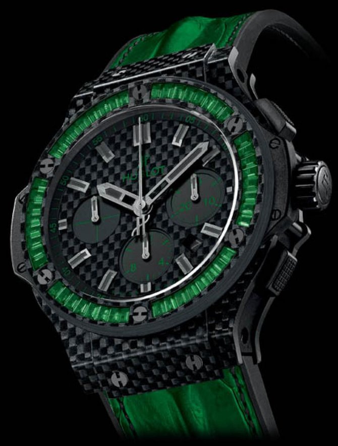 Hublot 301.QX.1791.HR.1922 Big Bang 44mm Carbon Bezel Baguette - фото 2