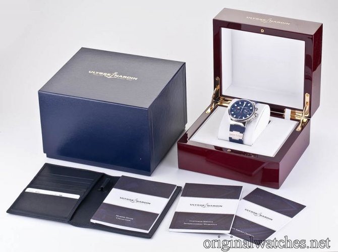 Ulysse Nardin 353-68LE-3 Maxi Marine Chronograph Blue Seal - фото 3