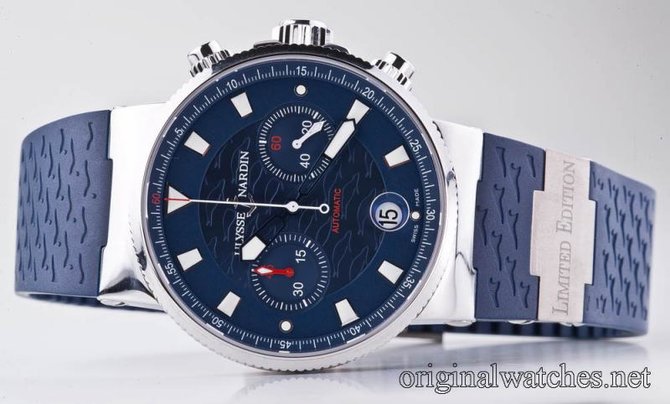 Ulysse Nardin 353-68LE-3 Maxi Marine Chronograph Blue Seal - фото 6