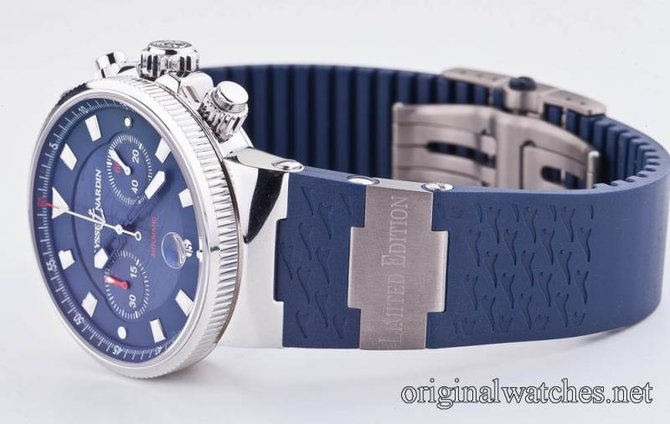 Ulysse Nardin 353-68LE-3 Maxi Marine Chronograph Blue Seal - фото 9