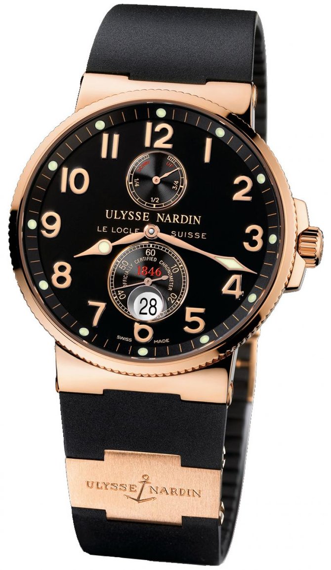 Ulysse Nardin 266-66-3/62 Maxi Marine Chronometer 41mm Rose Gold