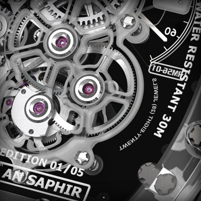 Richard Mille RM 056-01 RM Tourbillon Sapphire - фото 4