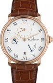 Blancpain Часы Blancpain Villeret 6661-3631-55B Half-Timezone '8 Jours'