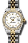 Rolex Datejust Ladies 179383 wdj 26mm Steel and Yellow Gold