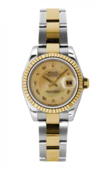 Rolex Datejust Ladies 179173 chmdro 26mm Steel and Yellow Gold