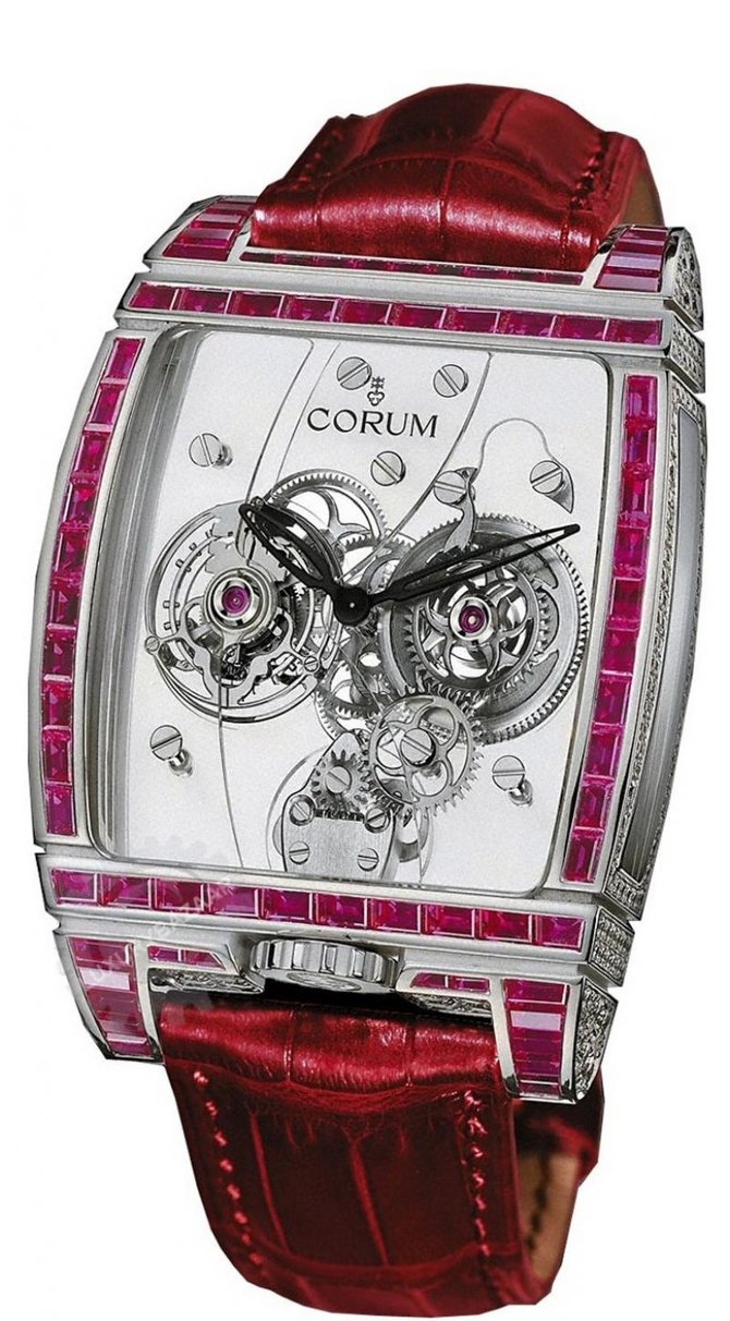 Corum 382.856.69/0F86 0000 Golden Bridges Golden Tourbillon Panoramique Diamants - фото 1