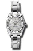 Rolex Часы Rolex Datejust Ladies 179174 sso 26mm Steel and White Gold