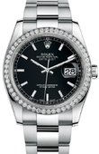 Rolex Datejust 116244 bkio 36mm Steel and White Gold
