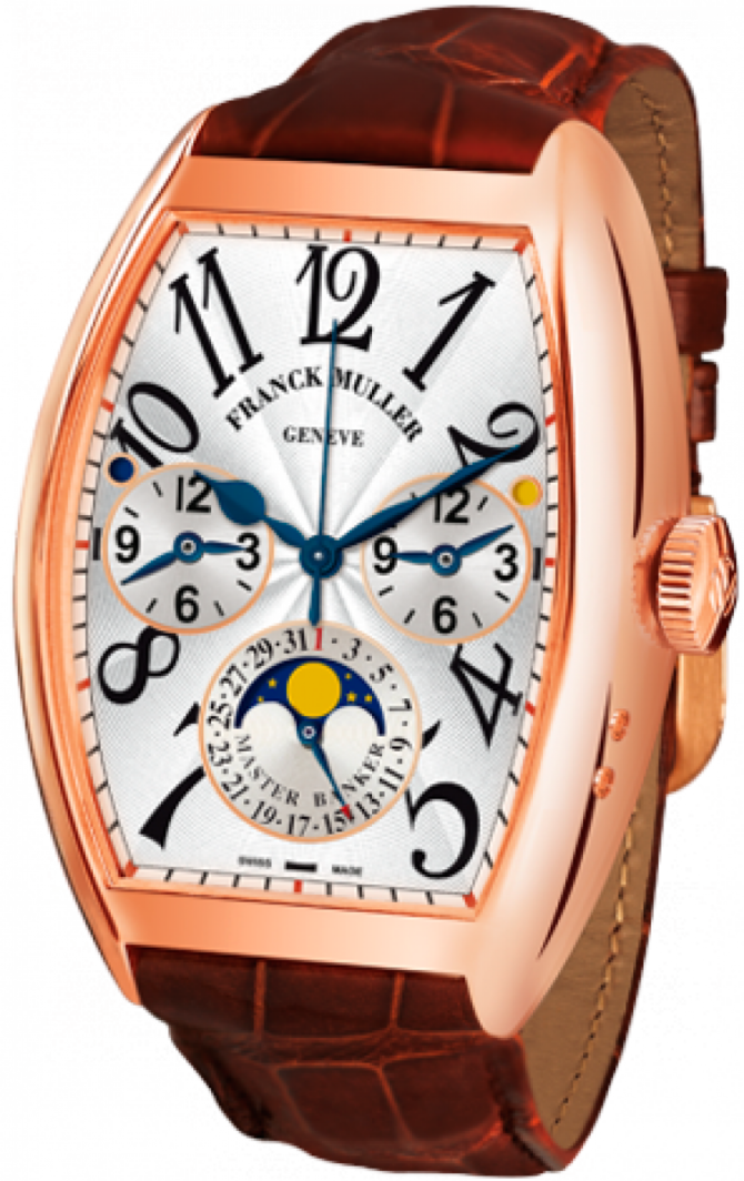 Franck Muller 7880 MB L DT RG Cintree Curvex Master Banker Moon Phase