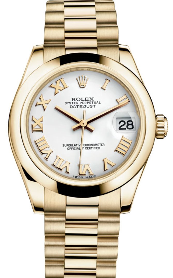 Rolex 178248 wrp Datejust 31mm Yellow Gold