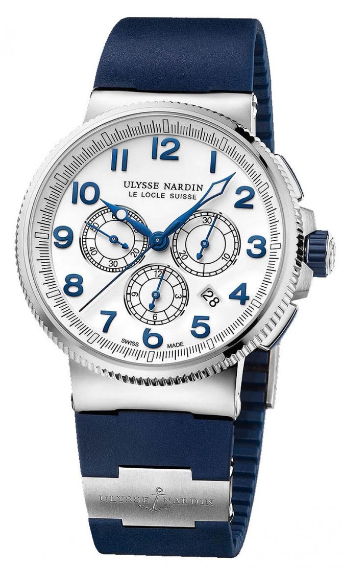 Ulysse Nardin 1503-150-3/60 Marine Manufacture Chronograph 43mm