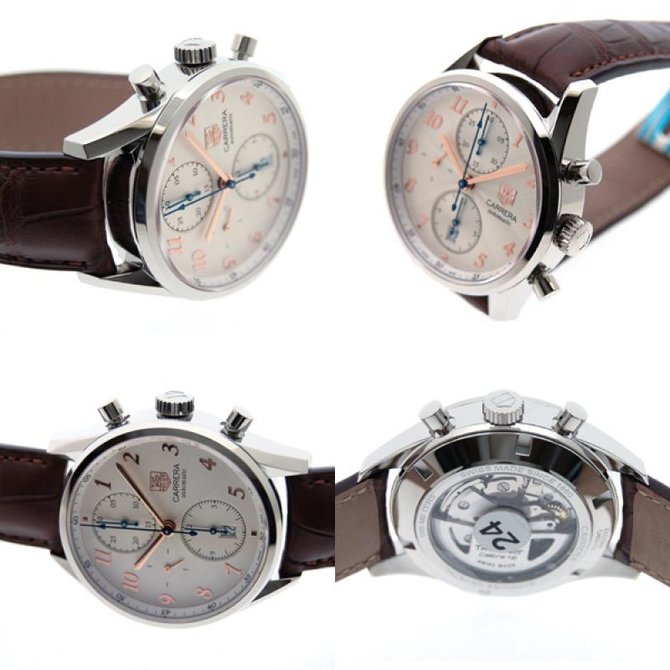 Tag Heuer CAS2112.FC6291 Carrera Calibre 16 Heritage Automatic Chronograph 41 mm - фото 5