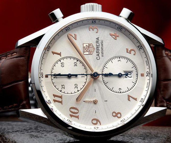 Tag Heuer CAS2112.FC6291 Carrera Calibre 16 Heritage Automatic Chronograph 41 mm - фото 8