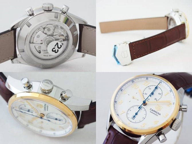 Tag Heuer CAS2150.FC6291 Carrera Calibre 16 Heritage Automatic Chronograph 41 mm - фото 2