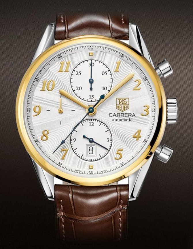 Tag Heuer CAS2150.FC6291 Carrera Calibre 16 Heritage Automatic Chronograph 41 mm - фото 3