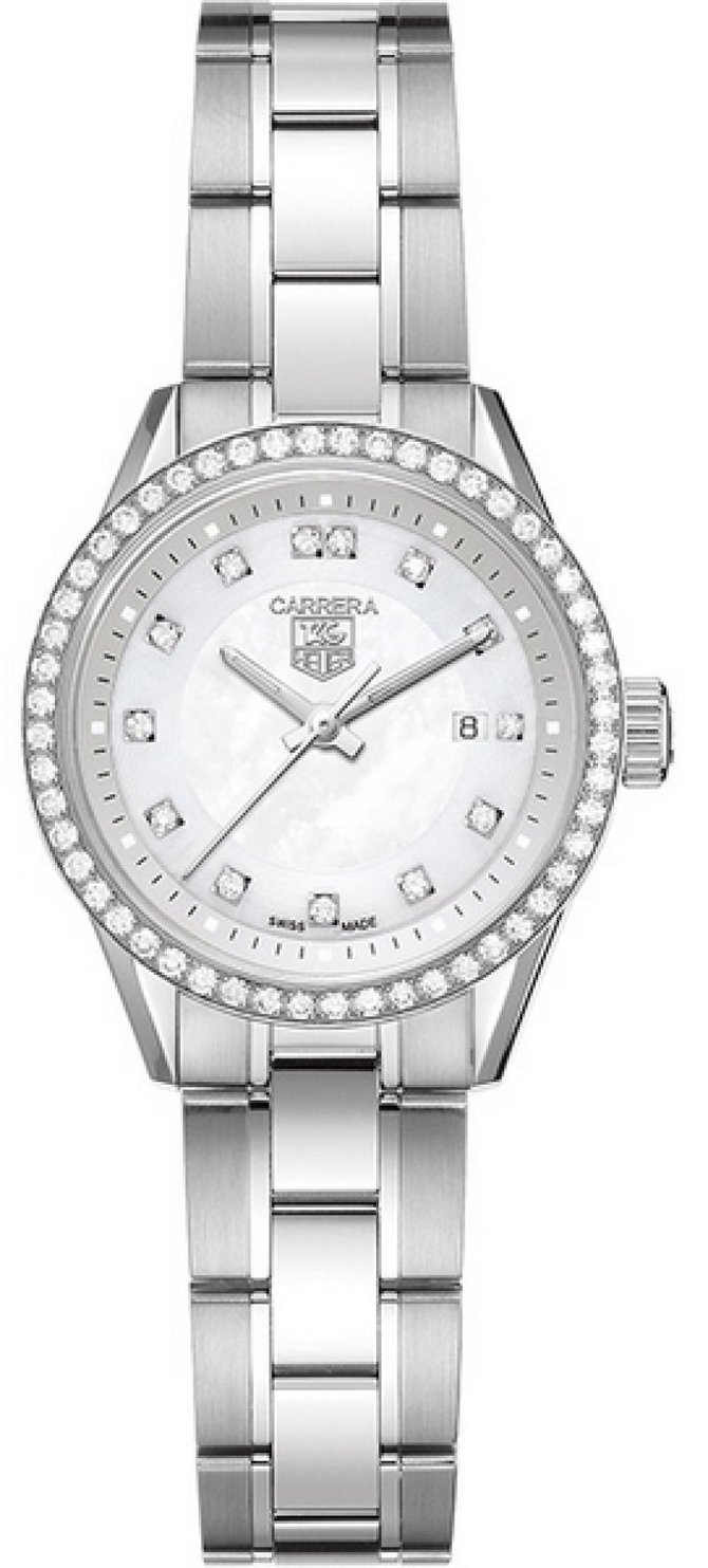 Tag Heuer WV1413.BA0793 Carrera Diamond Dial and Bezel 27 mm - фото 1