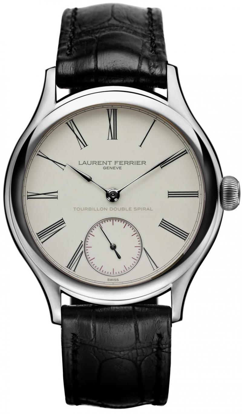 LCF001-WG Laurent Ferrier WHITE GRAND FEU ENAMEL DIAL Galet Classic