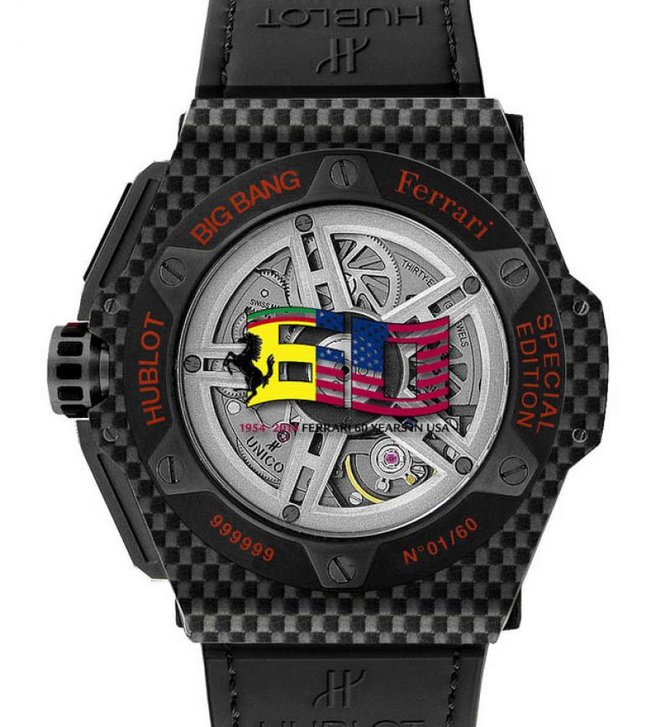 Hublot 401.QX.0123.VR.FSX14 Big Bang Unico Ferrari USA 60th anniversary - фото 3