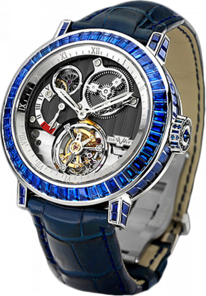 DeWitt AC.8200.48/03.M954 Pieces d'Exception Tourbillon Differentiel Joaillerie 