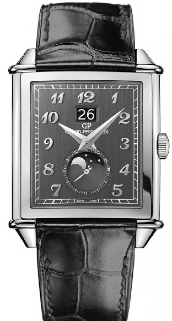 Girard Perregaux 25882-11-221-BB6B Vintage 1945 XXL Large Date Moon Phase