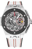 Hublot Часы Hublot Big Bang Unico 401.HQ.0121.VR Ferrari White Ceramic Carbon