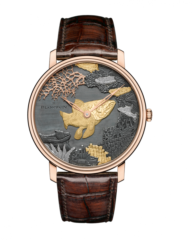 Blancpain 6615-3616-55B 1 Villeret Cadran Shakudo - фото 4