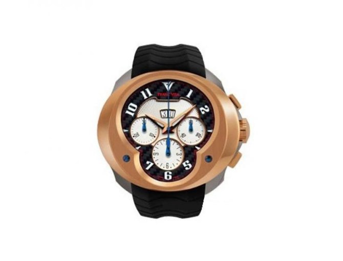 Franc Vila FVa8Ch Pink Gold & Titanium Complication Chronograph Grand Dateur Alliance Concept