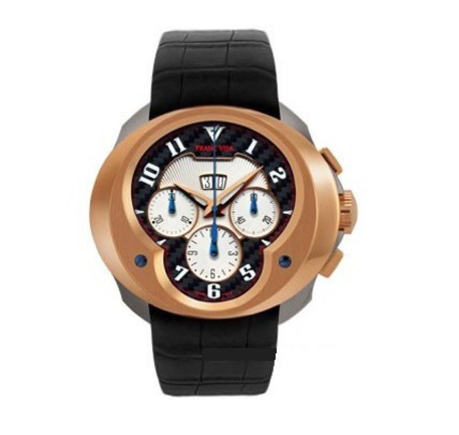 Franc Vila FVa8Ch Rose Gold & Titanium Complication Chronograph Grand Dateur Alliance Concept