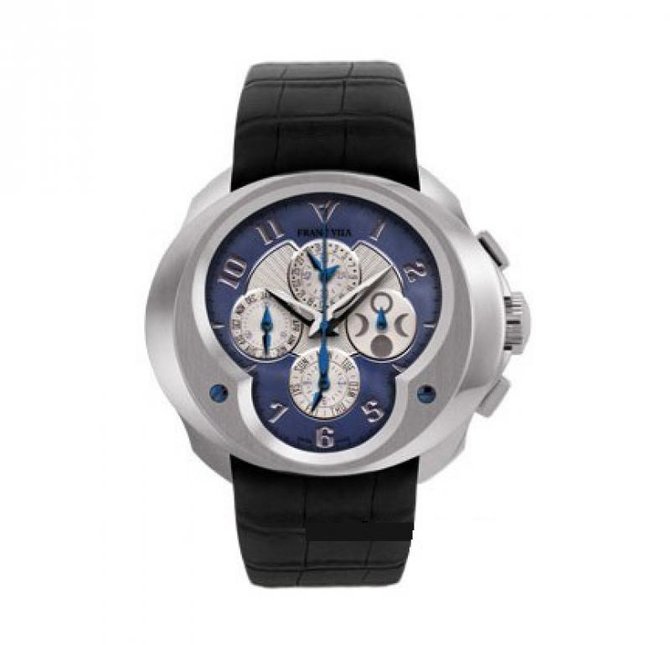 Franc Vila FVa9 Blue Silver Dial Complication Chronograph Master Haute Horlogerie
