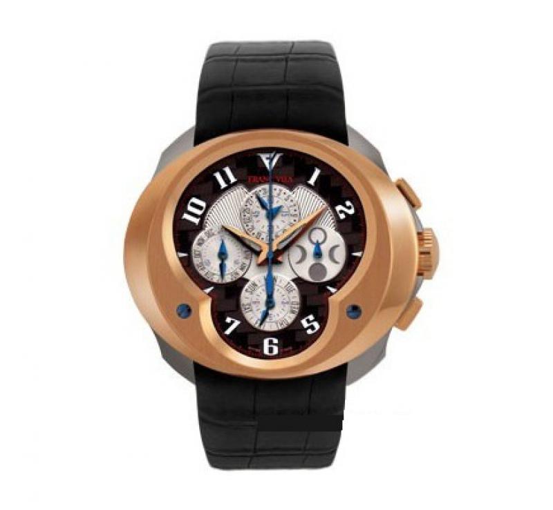 FVa12-9A Titanium & Gold Franc Vila Chronograph Quantieme Alliance Concept Complication