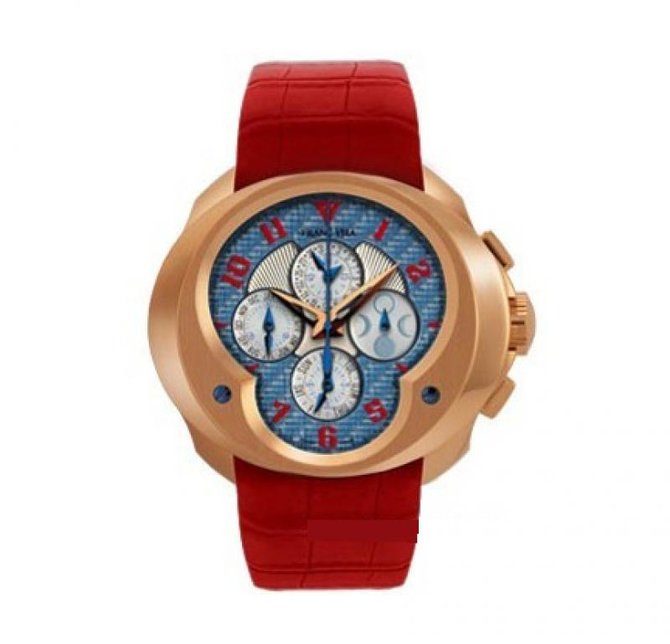 Franc Vila FVa12-9A Gold Complication Chronograph Quantieme Grand Sport