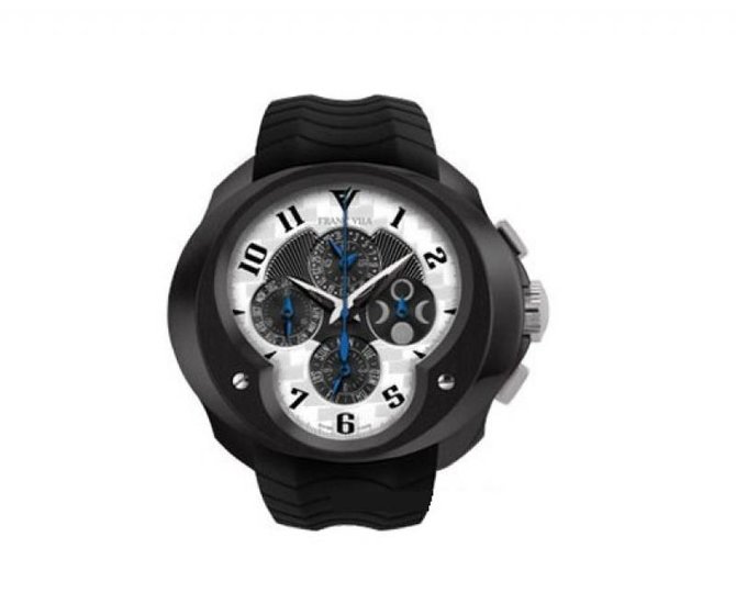 Franc Vila FVa12-9A Stainless Steel PVD Complication Chronograph Quantieme Grand Sport