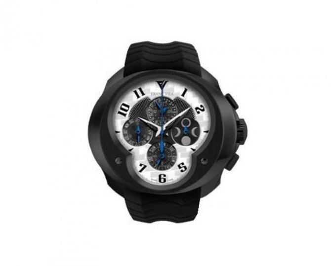 Franc Vila FVa12-9A Black & White Complication Chronograph Quantieme Grand Sport