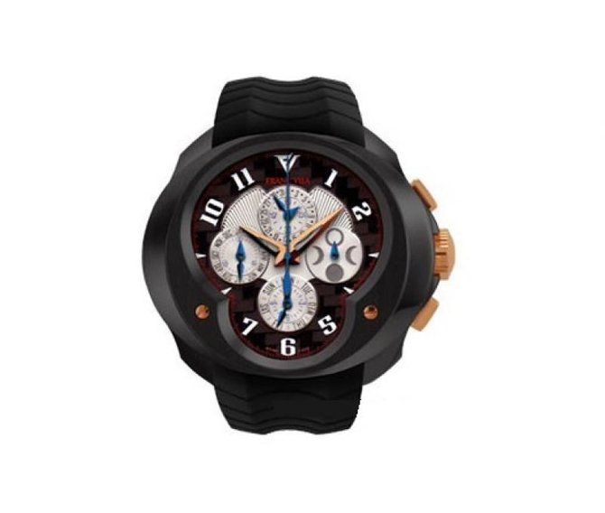 Franc Vila FVa12-9A Steel PVD & Gold Complication Chronograph Quantieme Haute Horlogerie