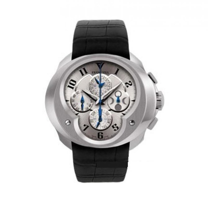 Franc Vila FVa12-9A Silver Dial White Gold Case Complication Chronograph Quantieme Haute Horlogerie