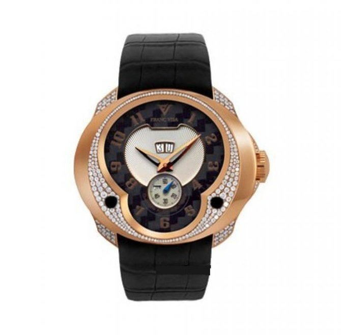 Franc Vila FV8Qa Diamonds Gold Case Complication Quantieme Annuel Haute Joaillerie