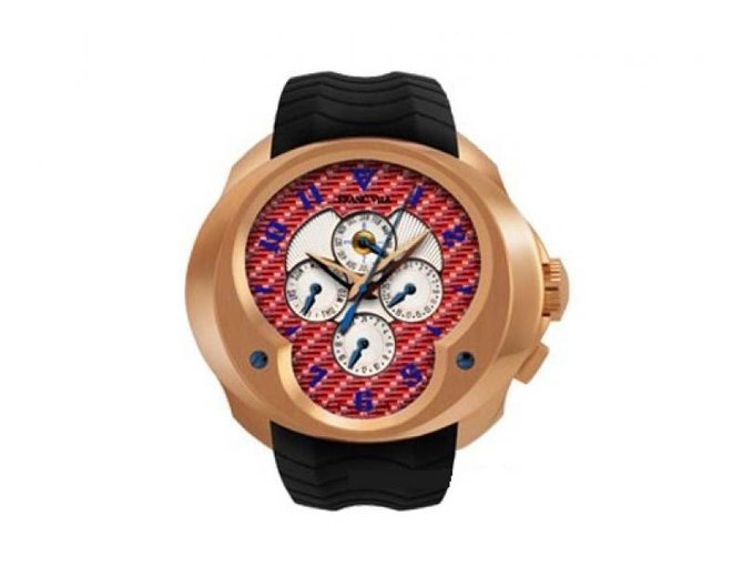Franc Vila FVa10 Red & White Dial Complication Quantieme Perpetuel Grand Sport