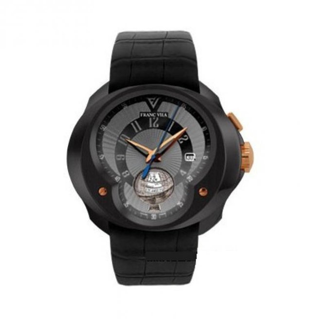 Franc Vila FVa5 Steel PVD Complication Timezone Grand Sport