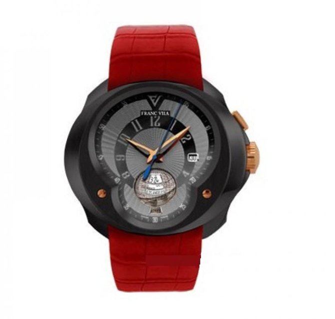 Franc Vila FVa5 Steel Black Complication Timezone Grand Sport